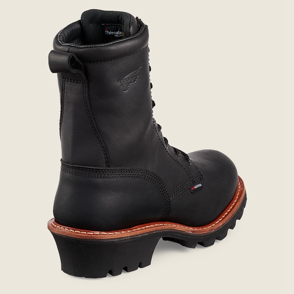 Safety Støvler Herre - Red Wing Loggermax - 9-Inch Insulated Waterproof Toe - Sort - ZJXUBS-923